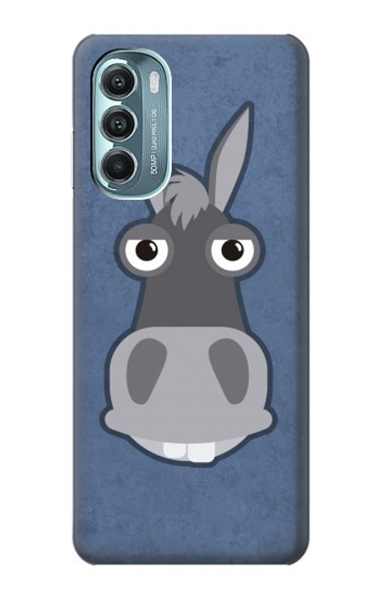 W3271 Donkey Cartoon Hülle Schutzhülle Taschen und Leder Flip für Motorola Moto G Stylus 5G (2022)