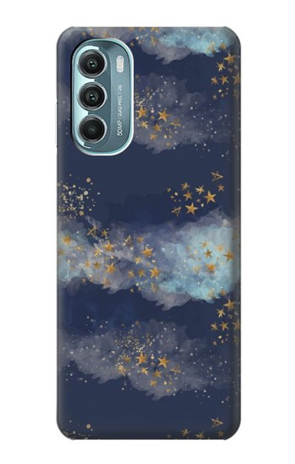 W3364 Gold Star Sky Hülle Schutzhülle Taschen und Leder Flip für Motorola Moto G Stylus 5G (2022)