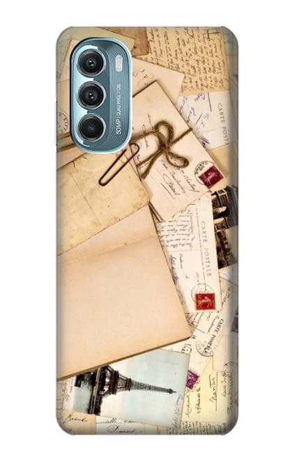 W3397 Postcards Memories Hülle Schutzhülle Taschen und Leder Flip für Motorola Moto G Stylus 5G (2022)