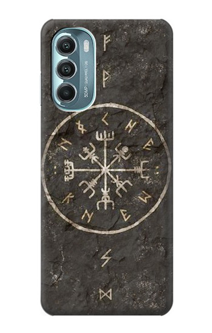 W3413 Norse Ancient Viking Symbol Hülle Schutzhülle Taschen und Leder Flip für Motorola Moto G Stylus 5G (2022)