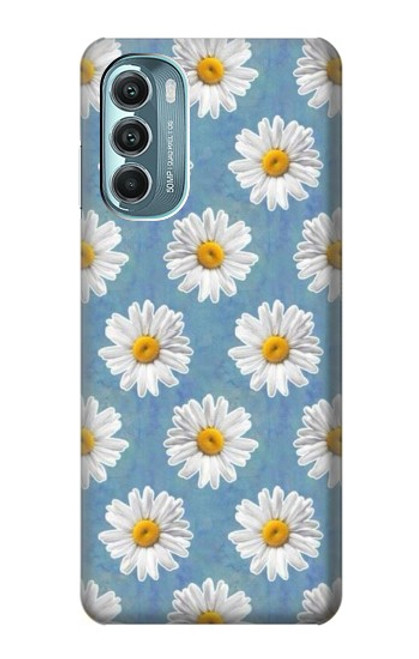 W3454 Floral Daisy Hülle Schutzhülle Taschen und Leder Flip für Motorola Moto G Stylus 5G (2022)