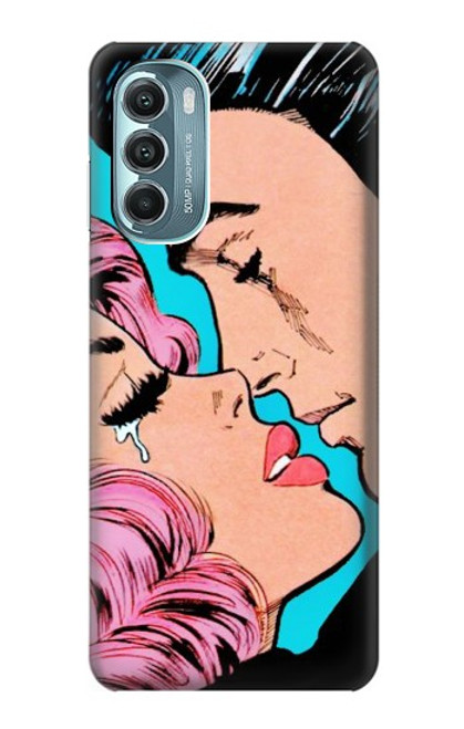 W3469 Pop Art Hülle Schutzhülle Taschen und Leder Flip für Motorola Moto G Stylus 5G (2022)