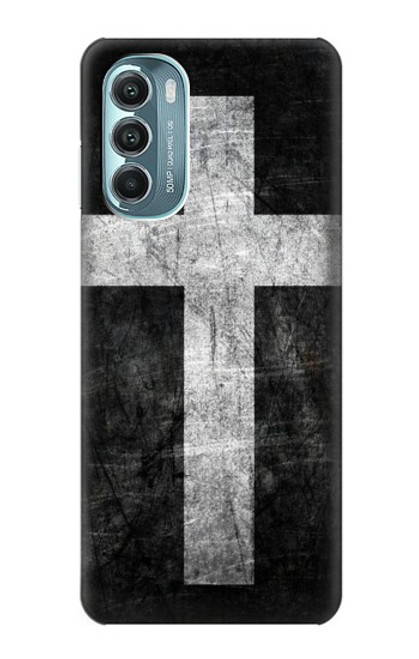W3491 Christian Cross Hülle Schutzhülle Taschen und Leder Flip für Motorola Moto G Stylus 5G (2022)