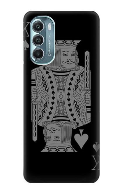 W3520 Black King Spade Hülle Schutzhülle Taschen und Leder Flip für Motorola Moto G Stylus 5G (2022)