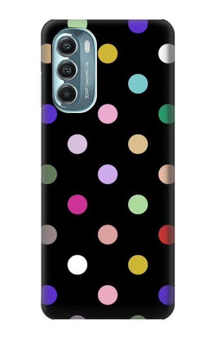 W3532 Colorful Polka Dot Hülle Schutzhülle Taschen und Leder Flip für Motorola Moto G Stylus 5G (2022)