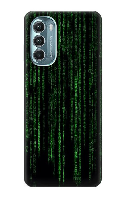 W3668 Binary Code Hülle Schutzhülle Taschen und Leder Flip für Motorola Moto G Stylus 5G (2022)