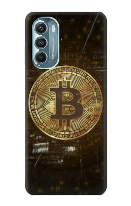 W3798 Cryptocurrency Bitcoin Hülle Schutzhülle Taschen und Leder Flip für Motorola Moto G Stylus 5G (2022)