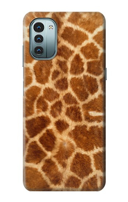 W0422 Giraffe Skin Hülle Schutzhülle Taschen und Leder Flip für Nokia G11, G21