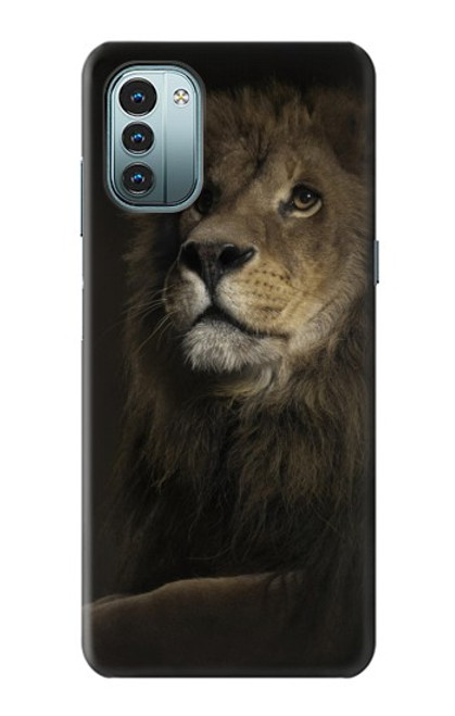 W0472 Lion Hülle Schutzhülle Taschen und Leder Flip für Nokia G11, G21