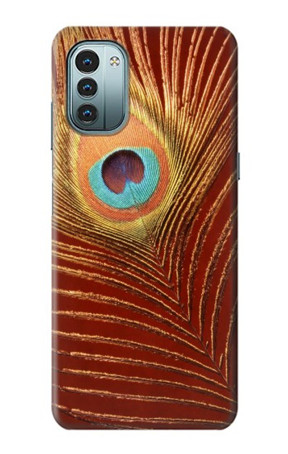 W0512 Peacock Hülle Schutzhülle Taschen und Leder Flip für Nokia G11, G21