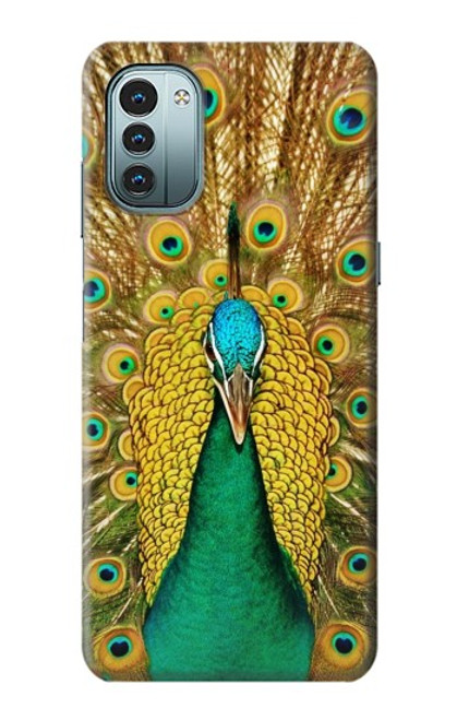 W0513 Peacock Hülle Schutzhülle Taschen und Leder Flip für Nokia G11, G21