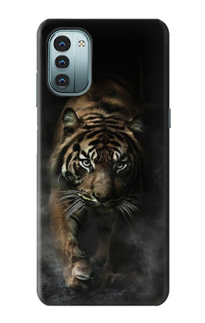 W0877 Bengal Tiger Hülle Schutzhülle Taschen und Leder Flip für Nokia G11, G21