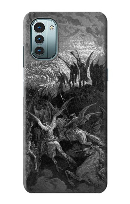 W1026 Gustave Dore Paradise Lost Hülle Schutzhülle Taschen und Leder Flip für Nokia G11, G21