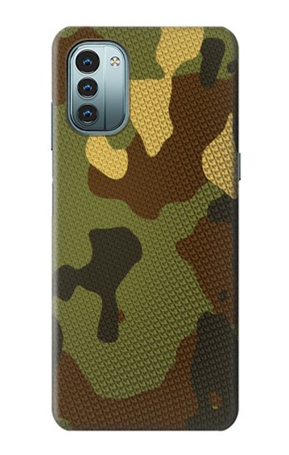 W1602 Camo Camouflage Graphic Printed Hülle Schutzhülle Taschen und Leder Flip für Nokia G11, G21