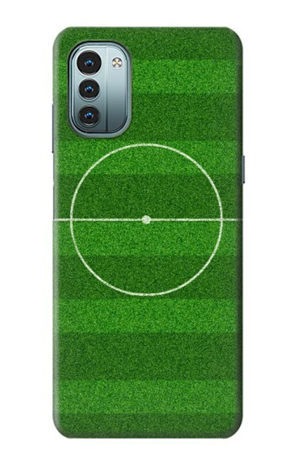 W2322 Football Soccer Field Hülle Schutzhülle Taschen und Leder Flip für Nokia G11, G21