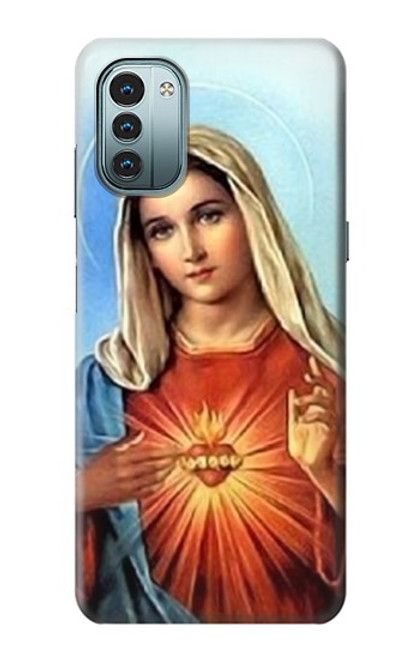 W2420 The Virgin Mary Santa Maria Hülle Schutzhülle Taschen und Leder Flip für Nokia G11, G21