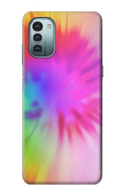 W2488 Tie Dye Color Hülle Schutzhülle Taschen und Leder Flip für Nokia G11, G21