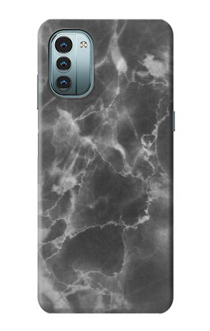 W2526 Black Marble Graphic Printed Hülle Schutzhülle Taschen und Leder Flip für Nokia G11, G21