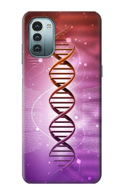 W2573 Dna Genetic Code Hülle Schutzhülle Taschen und Leder Flip für Nokia G11, G21