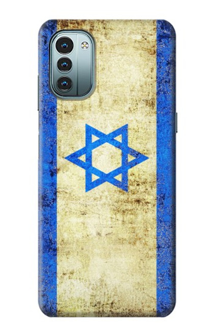 W2614 Israel Old Flag Hülle Schutzhülle Taschen und Leder Flip für Nokia G11, G21