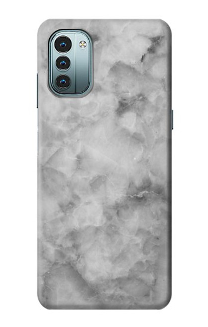 W2845 Gray Marble Texture Hülle Schutzhülle Taschen und Leder Flip für Nokia G11, G21