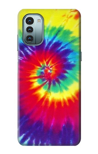 W2884 Tie Dye Swirl Color Hülle Schutzhülle Taschen und Leder Flip für Nokia G11, G21