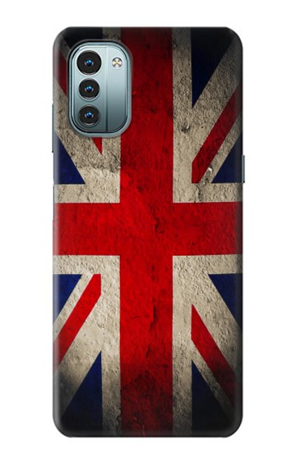 W2894 Vintage British Flag Hülle Schutzhülle Taschen und Leder Flip für Nokia G11, G21