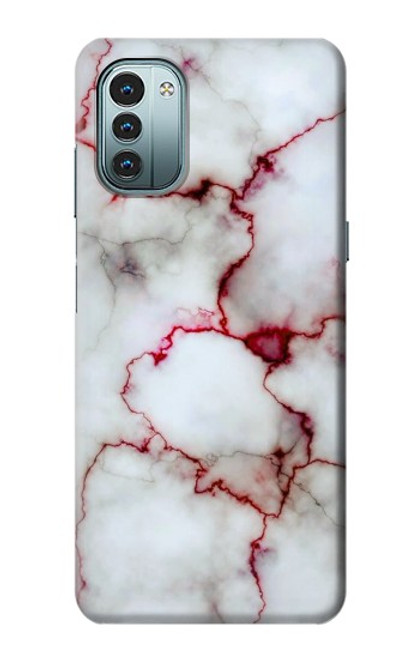 W2920 Bloody Marble Hülle Schutzhülle Taschen und Leder Flip für Nokia G11, G21