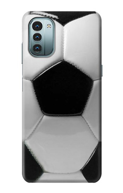 W2964 Football Soccer Ball Hülle Schutzhülle Taschen und Leder Flip für Nokia G11, G21