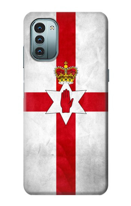 W2972 Northern Ireland Football Hülle Schutzhülle Taschen und Leder Flip für Nokia G11, G21