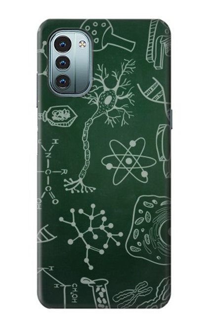 W3211 Science Green Board Hülle Schutzhülle Taschen und Leder Flip für Nokia G11, G21