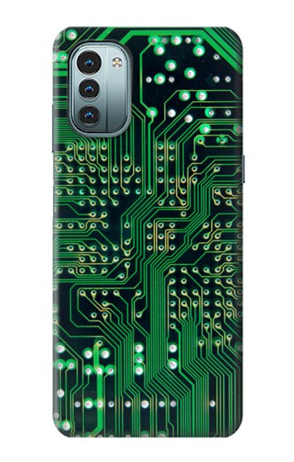 W3392 Electronics Board Circuit Graphic Hülle Schutzhülle Taschen und Leder Flip für Nokia G11, G21