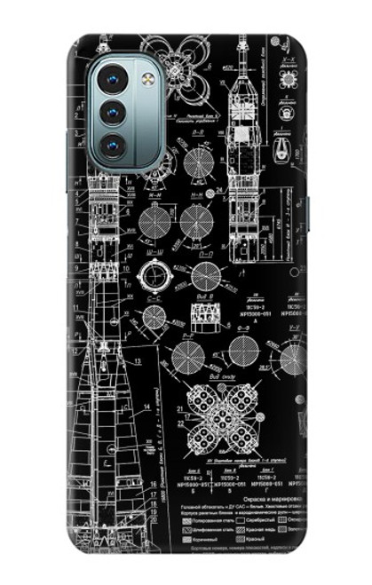 W3436 Apollo Blue Print Hülle Schutzhülle Taschen und Leder Flip für Nokia G11, G21