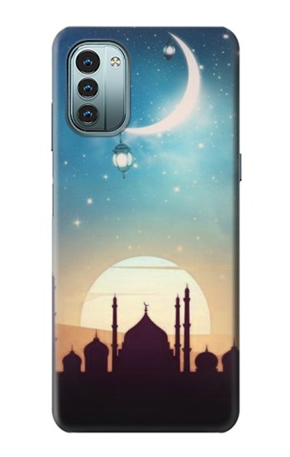W3502 Islamic Sunset Hülle Schutzhülle Taschen und Leder Flip für Nokia G11, G21