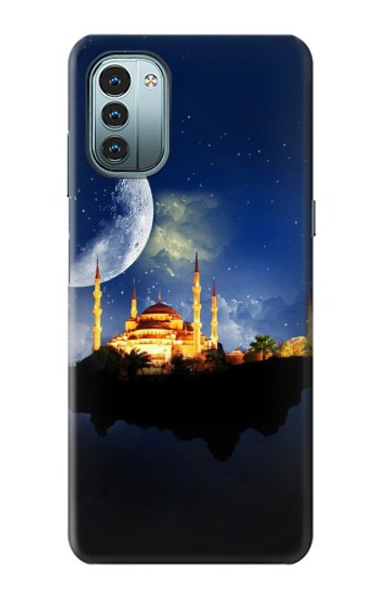W3506 Islamic Ramadan Hülle Schutzhülle Taschen und Leder Flip für Nokia G11, G21