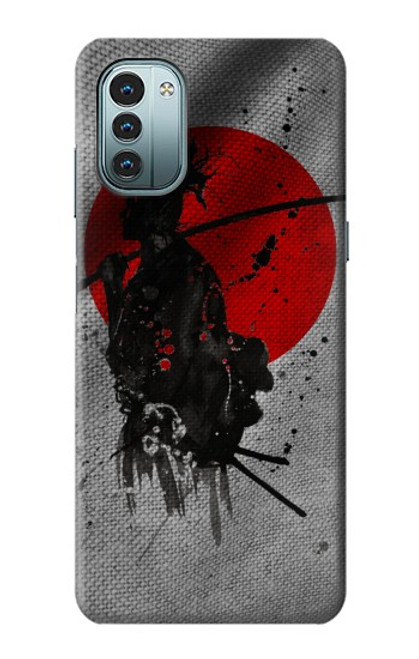 W3517 Japan Flag Samurai Hülle Schutzhülle Taschen und Leder Flip für Nokia G11, G21