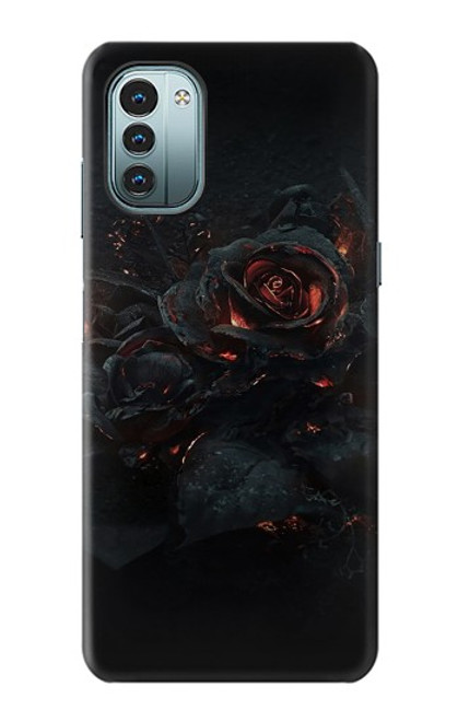 W3672 Burned Rose Hülle Schutzhülle Taschen und Leder Flip für Nokia G11, G21