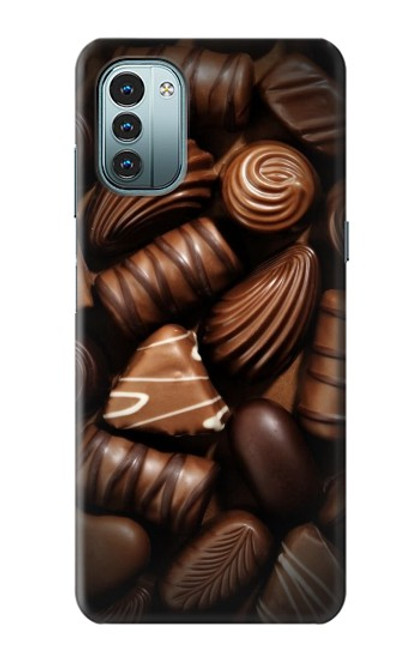 W3840 Dark Chocolate Milk Chocolate Lovers Hülle Schutzhülle Taschen und Leder Flip für Nokia G11, G21