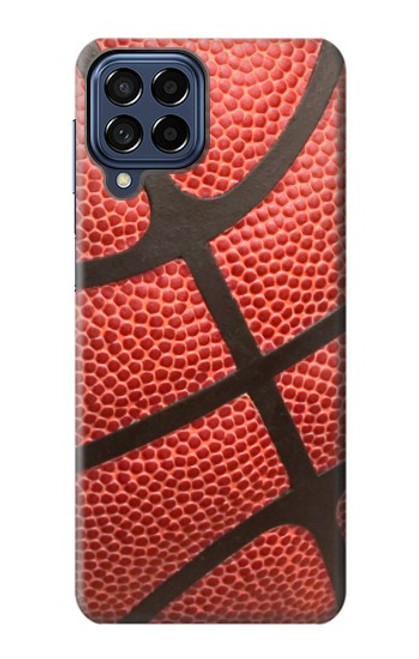 W0065 Basketball Hülle Schutzhülle Taschen und Leder Flip für Samsung Galaxy M53