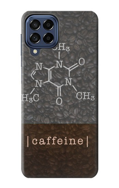 W3475 Caffeine Molecular Hülle Schutzhülle Taschen und Leder Flip für Samsung Galaxy M53