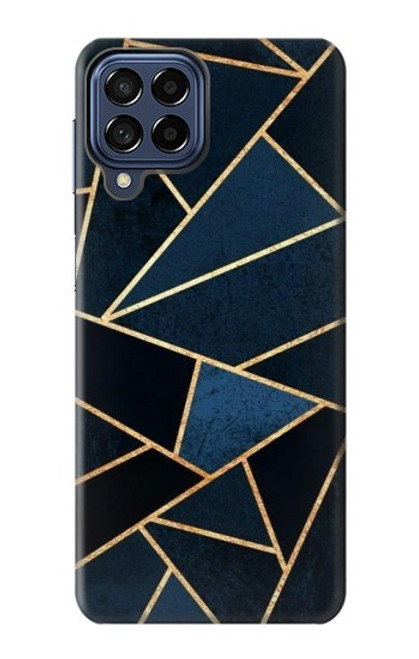 W3479 Navy Blue Graphic Art Hülle Schutzhülle Taschen und Leder Flip für Samsung Galaxy M53