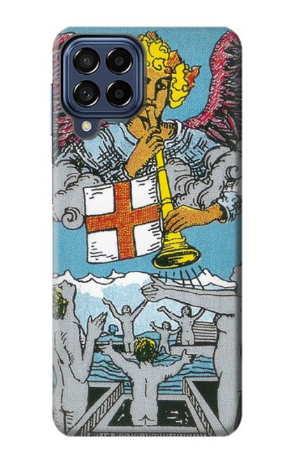 W3743 Tarot Card The Judgement Hülle Schutzhülle Taschen und Leder Flip für Samsung Galaxy M53