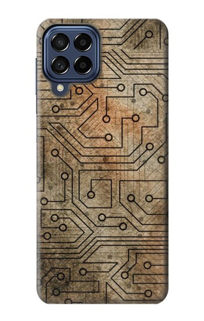 W3812 PCB Print Design Hülle Schutzhülle Taschen und Leder Flip für Samsung Galaxy M53