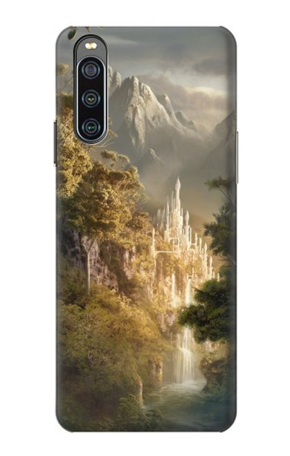 W0408 Fantasy Art Hülle Schutzhülle Taschen und Leder Flip für Sony Xperia 10 IV