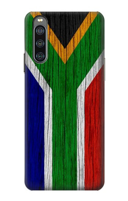 W3464 South Africa Flag Hülle Schutzhülle Taschen und Leder Flip für Sony Xperia 10 IV