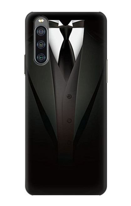 W3534 Men Suit Hülle Schutzhülle Taschen und Leder Flip für Sony Xperia 10 IV