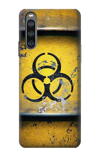 W3669 Biological Hazard Tank Graphic Hülle Schutzhülle Taschen und Leder Flip für Sony Xperia 10 IV