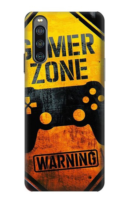 W3690 Gamer Zone Hülle Schutzhülle Taschen und Leder Flip für Sony Xperia 10 IV
