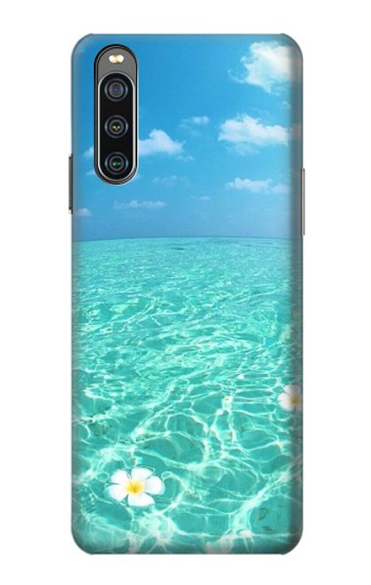 W3720 Summer Ocean Beach Hülle Schutzhülle Taschen und Leder Flip für Sony Xperia 10 IV