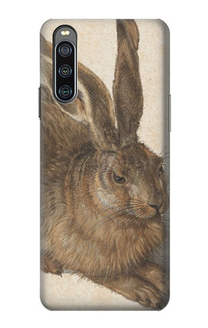 W3781 Albrecht Durer Young Hare Hülle Schutzhülle Taschen und Leder Flip für Sony Xperia 10 IV